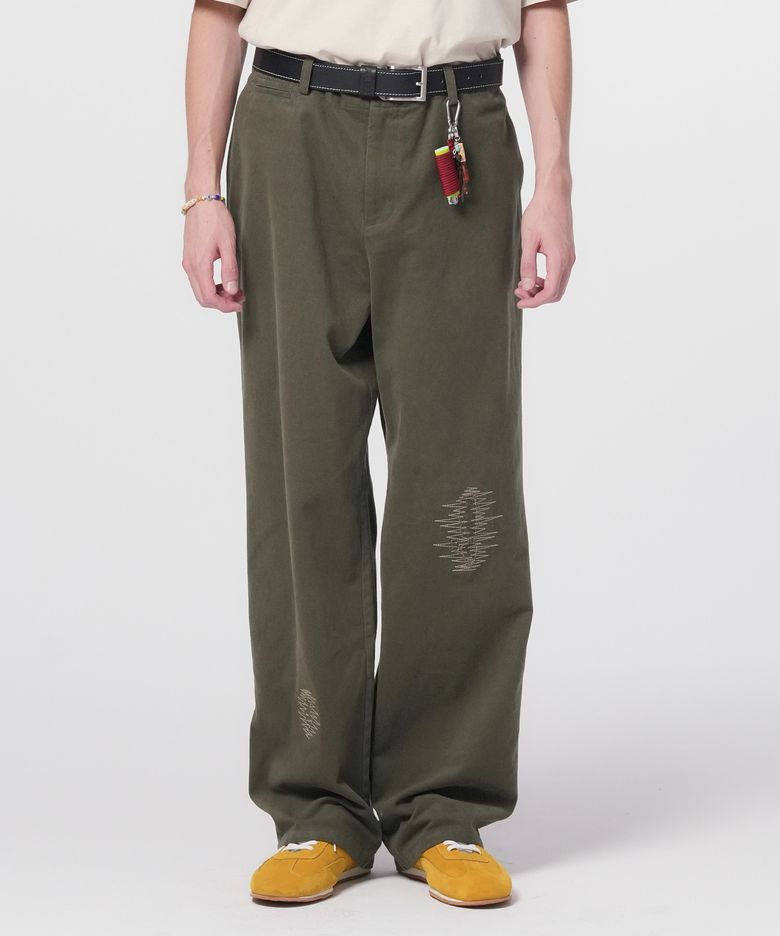 Workwear Repair Chino Pants_Deep Olive