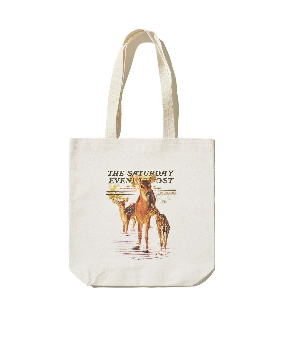 더 새터데이 이브닝 포스트(THE SATURDAY EVENING POST) Deer Graphic Eco Bag