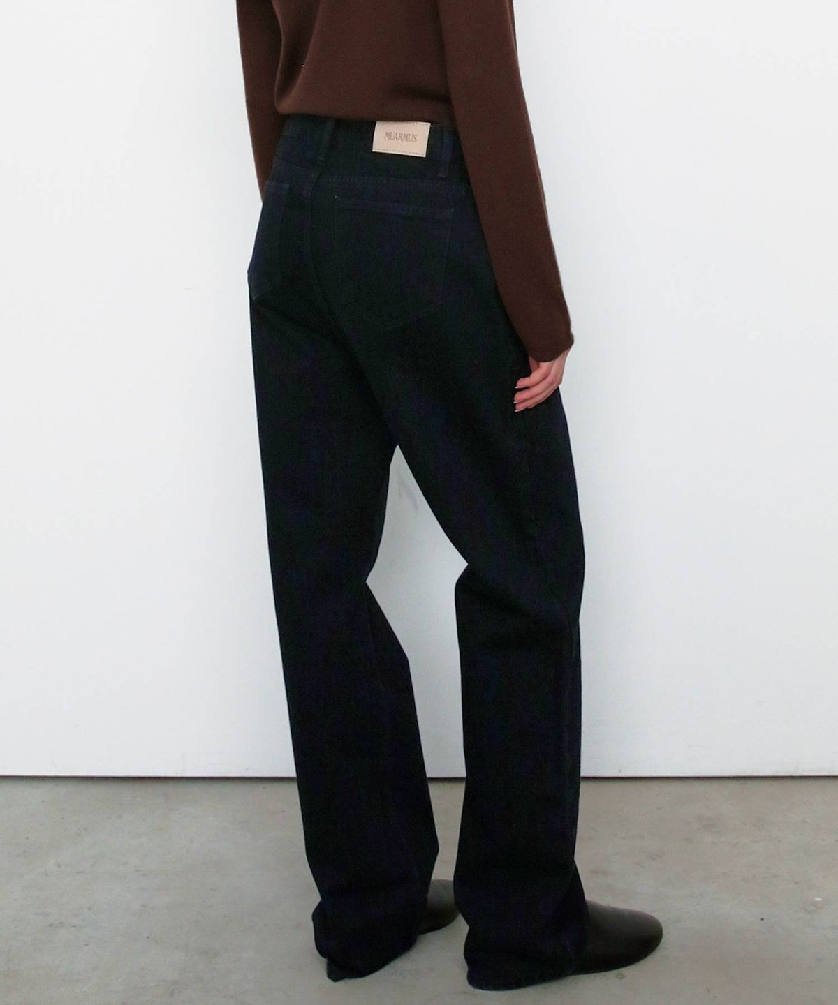 무아르무스(MUARMUS) (Long ver.) Kelly Classic Denim [Black]