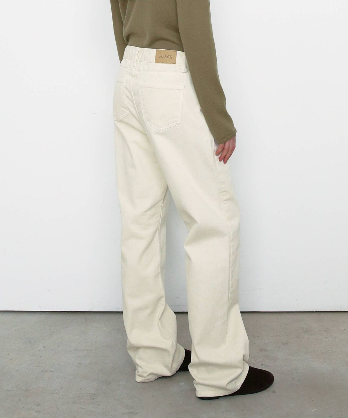 무아르무스(MUARMUS) (Long ver.) Kelly Classic Denim [Ivory]