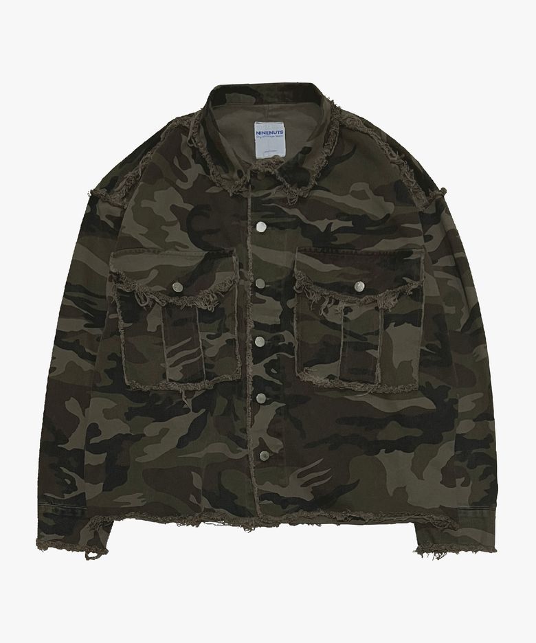 그런지 카모 자켓_khaki