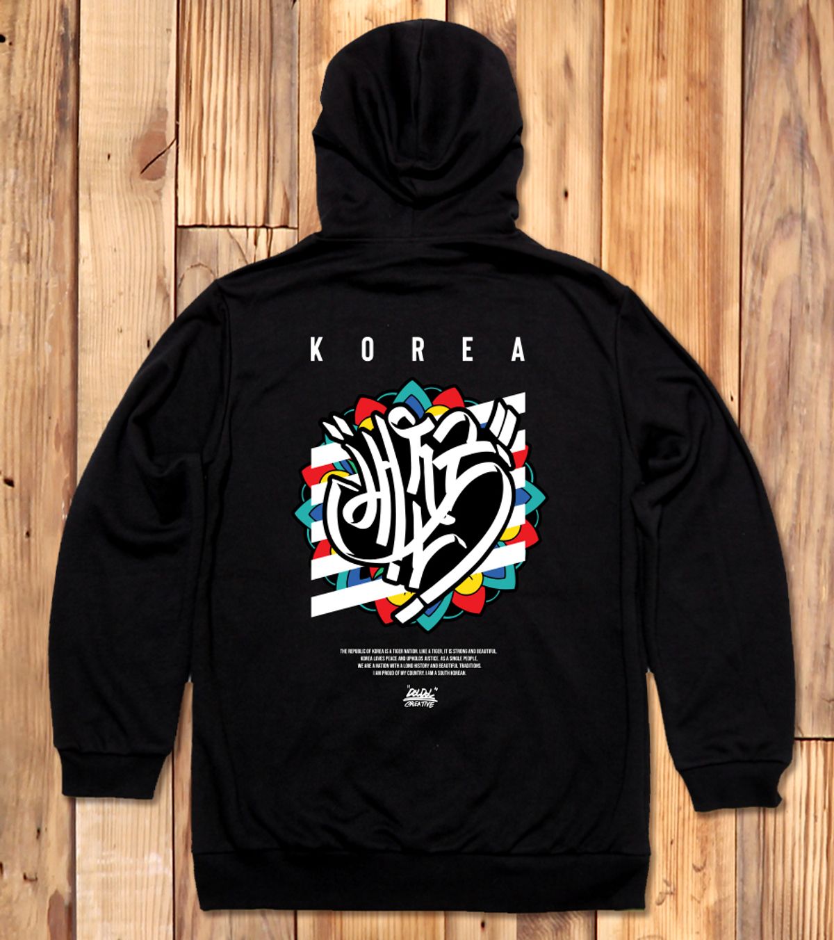 돌돌(DOLDOL) DMK_HOODY_173 그래피티 아티스트 데빌몽키 호랑이 대한민국 후드티 후디