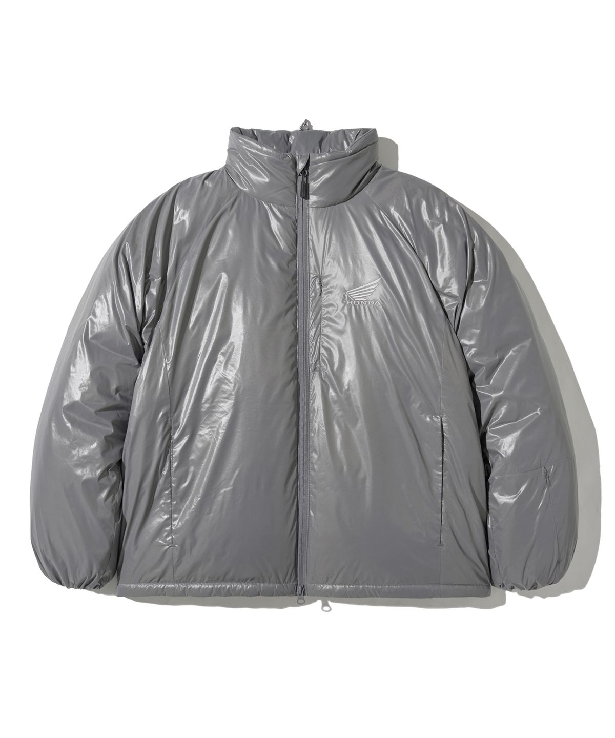 핍스 모터사이클(PHYPS MOTORCYCLE) H-Tech Non Quilting Shorts Padded Down Jacket Charcoal
