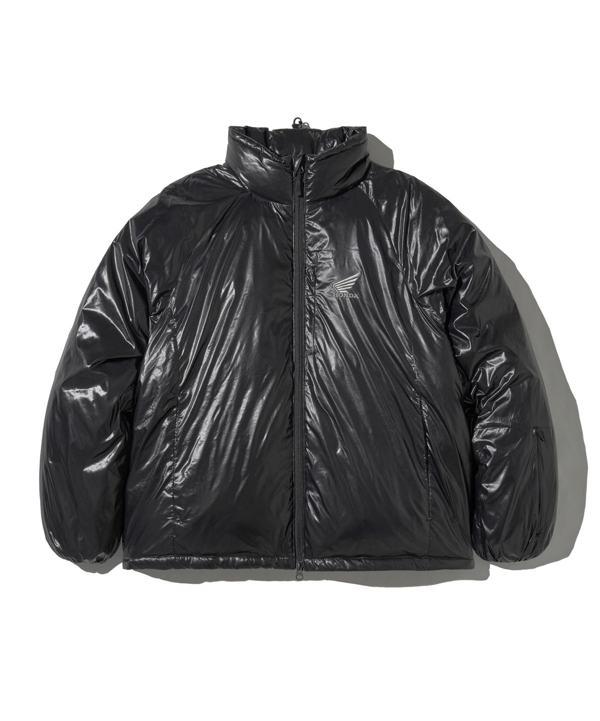 핍스 모터사이클(PHYPS MOTORCYCLE) H-Tech Non Quilting Shorts Padded Down Jacket Black