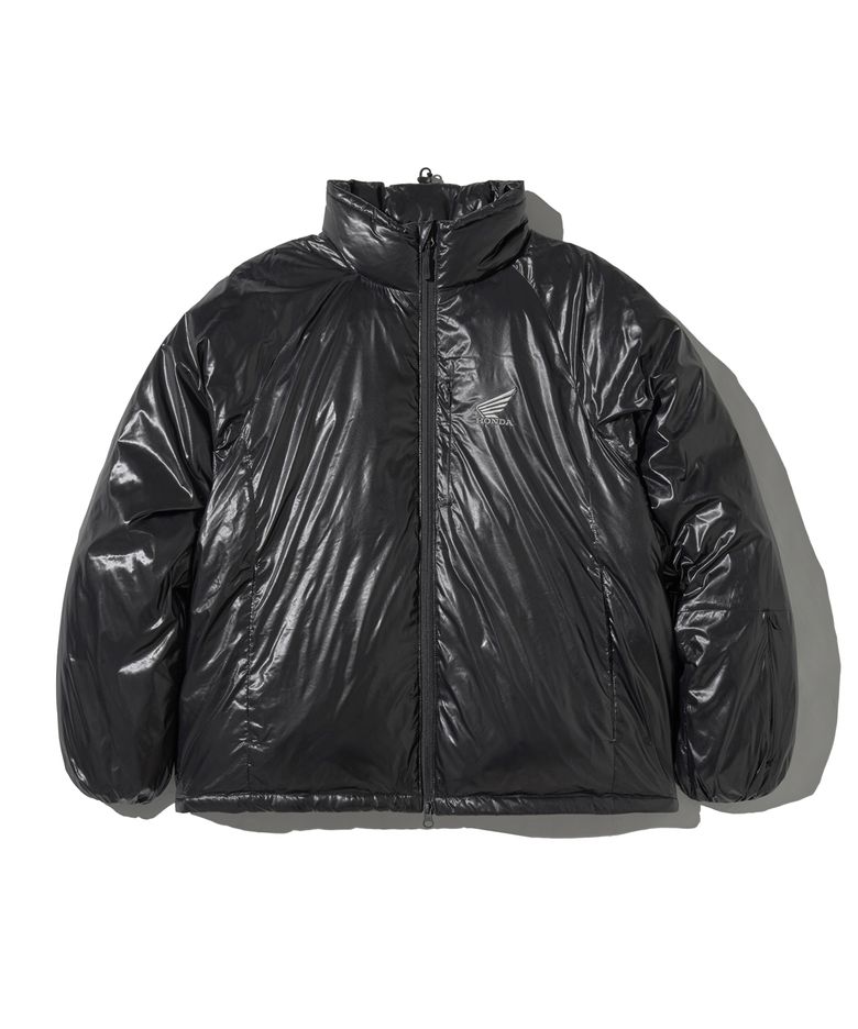 H-Tech Non Quilting Shorts Padded Down Jacket Black