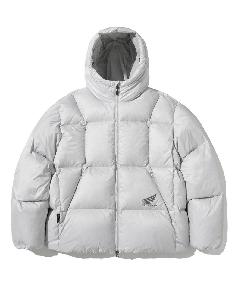 H-Tech Dimensional Down Puffer Jacket Light Gray