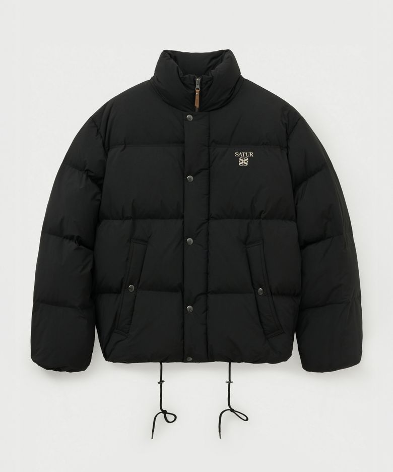 로렌 푸퍼 덕 다운 패딩 블랙