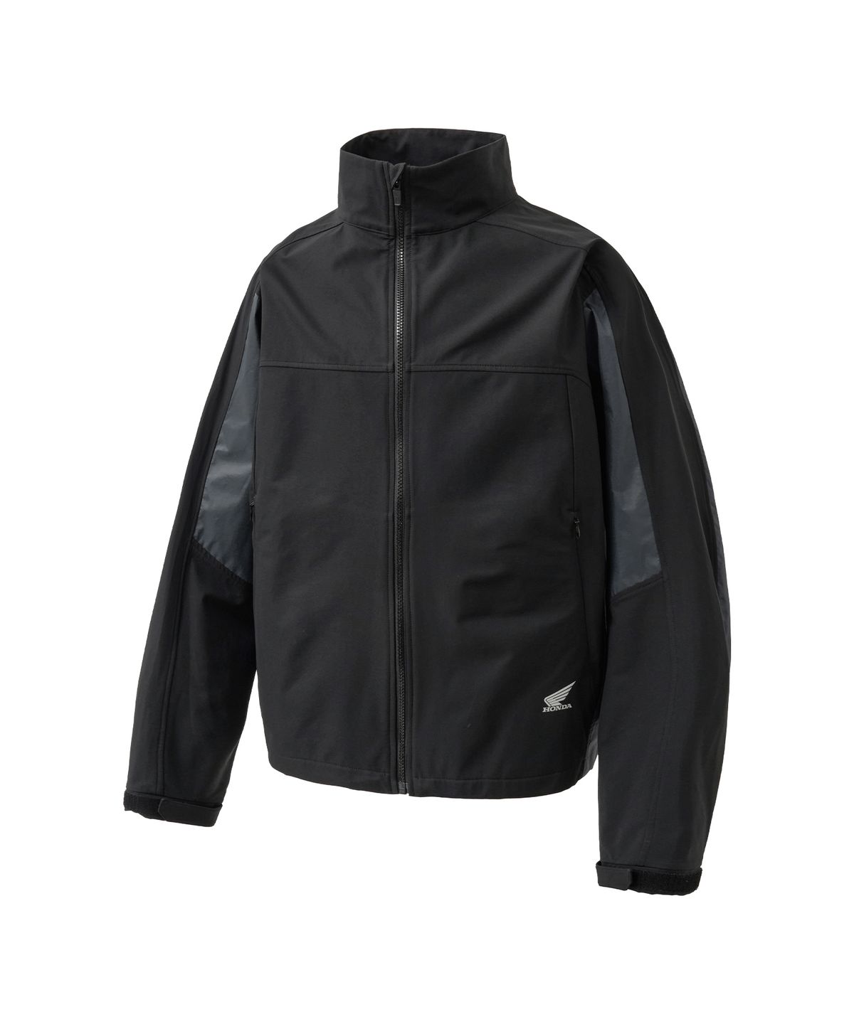 핍스 모터사이클(PHYPS MOTORCYCLE) H-Tech 3Layer Wind Shield Track Jacket Black