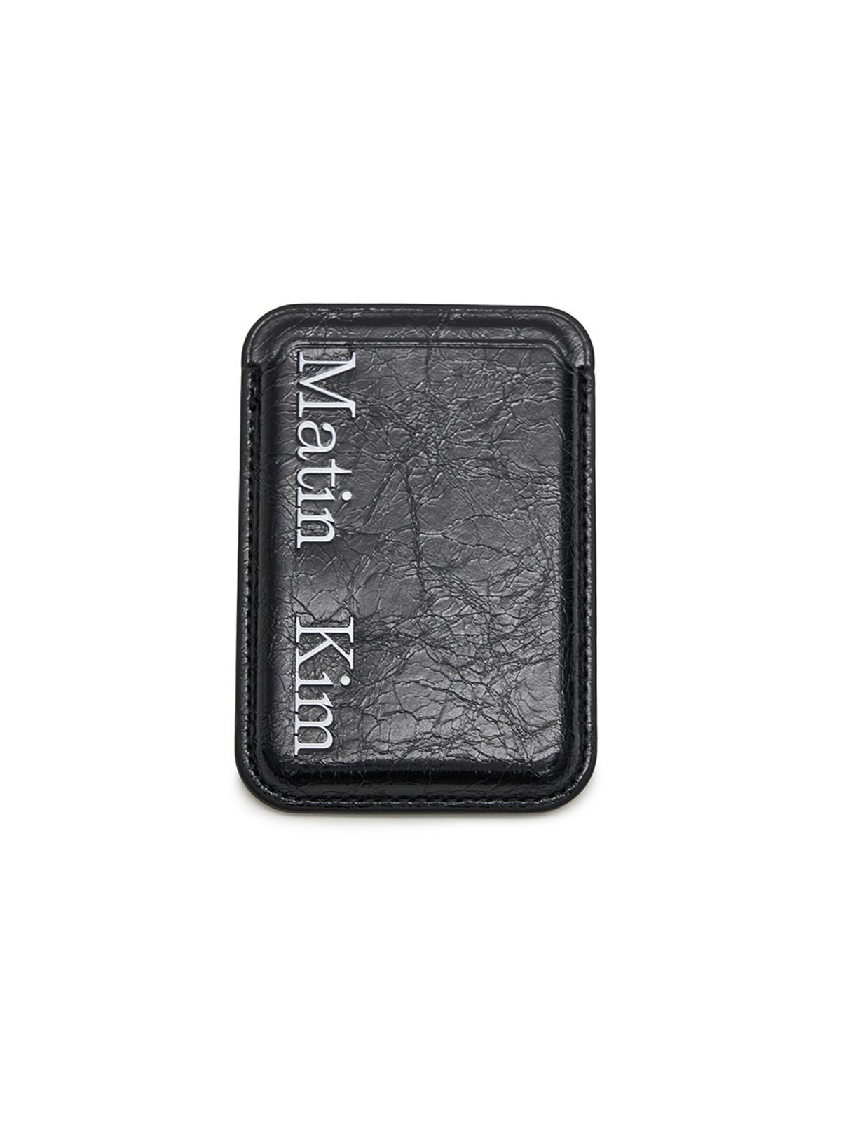 마뗑킴(MATIN KIM) MATIN MAGNETIC CARD WALLET IN BLACK