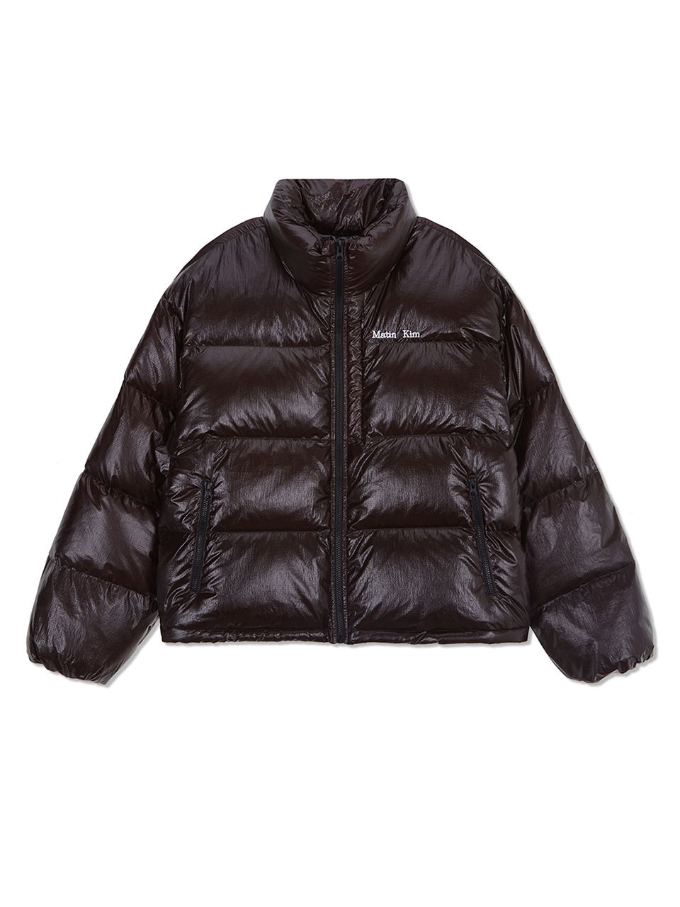 Matin Kim オーバーサイズジャケット S MATIN KIM コーティング ジャンパー LOGO COATING JUMPER｜MIRISE