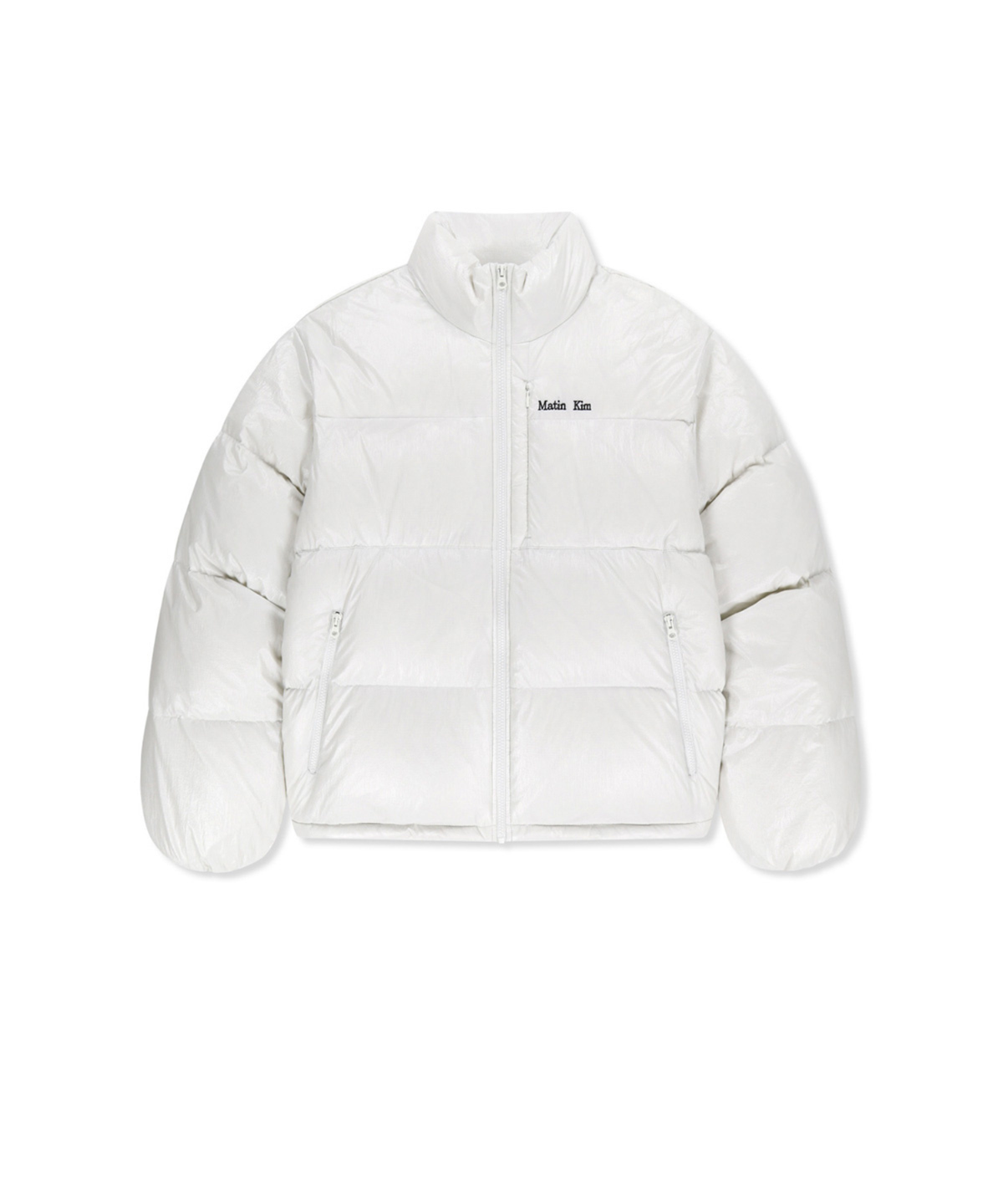 마뗑킴(MATIN KIM) SMALL LOGO VOLUME DOWN JUMPER IN IVORY