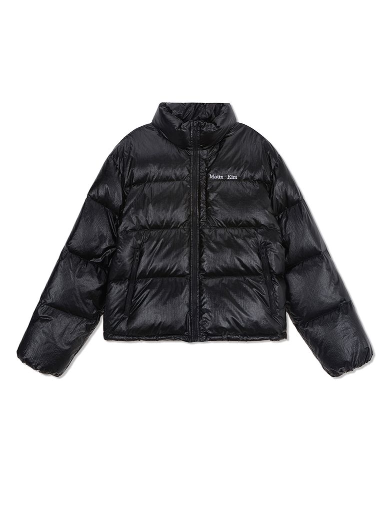 SMALL LOGO VOLUME DOWN JUMPER IN BLACK