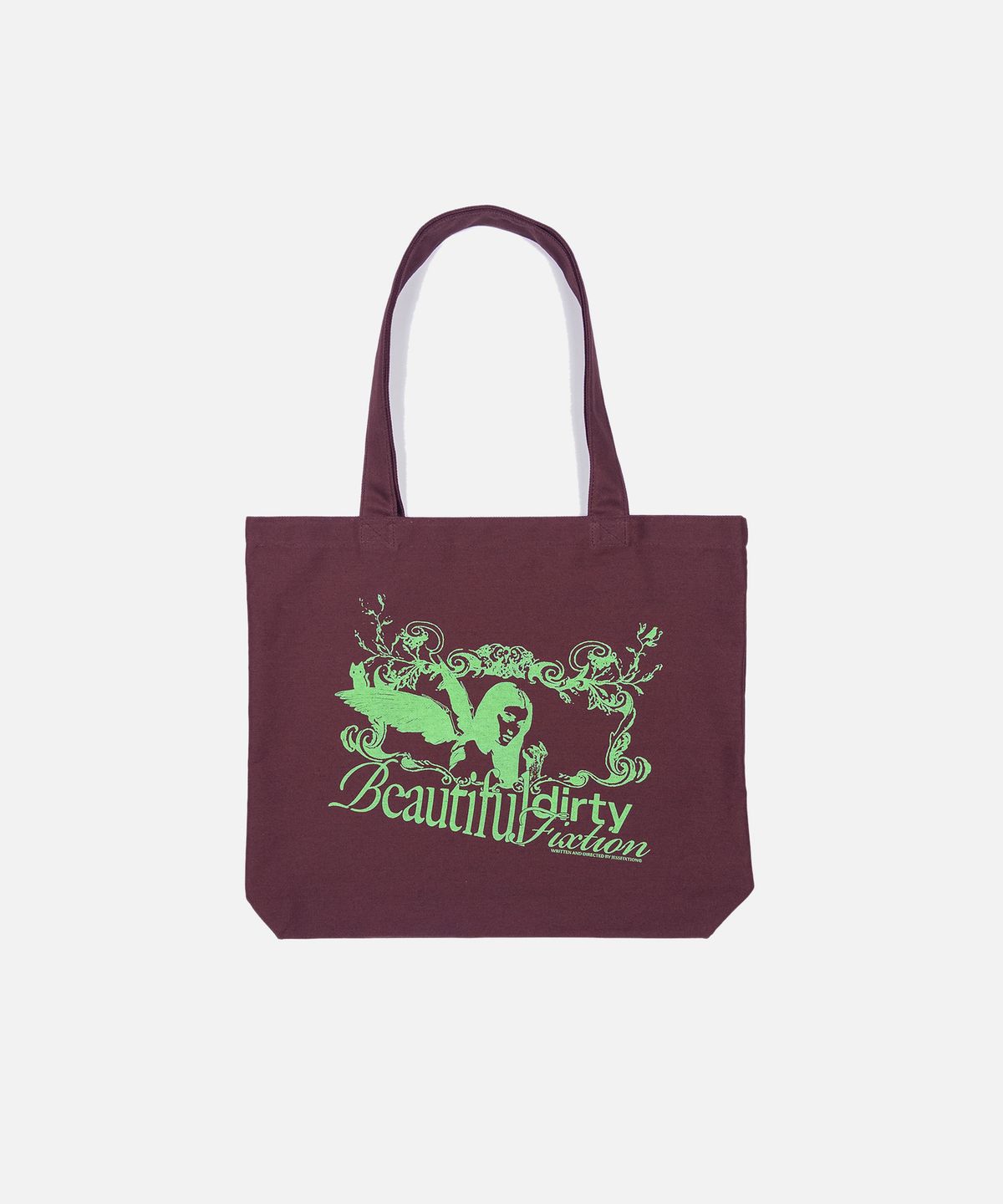 제스픽션(JESSFIXTION) BEAUTIFUL DIRTY ANGEL TOTE BAG (BURGUNDY)