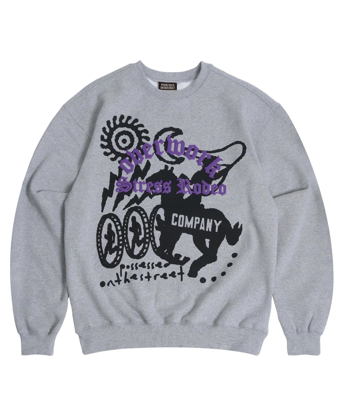 퍼츠(POTS) RODEO SWEATSHIRT [MELANGE]