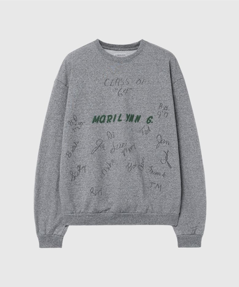 Long ago graphic sweat shirts  Salt&Pepper / Doodles