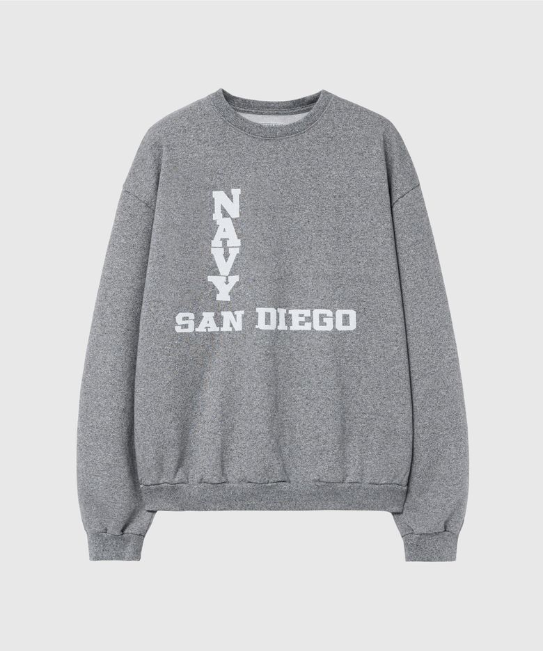 Long ago graphic sweat shirts  Salt&Pepper / Sandiego