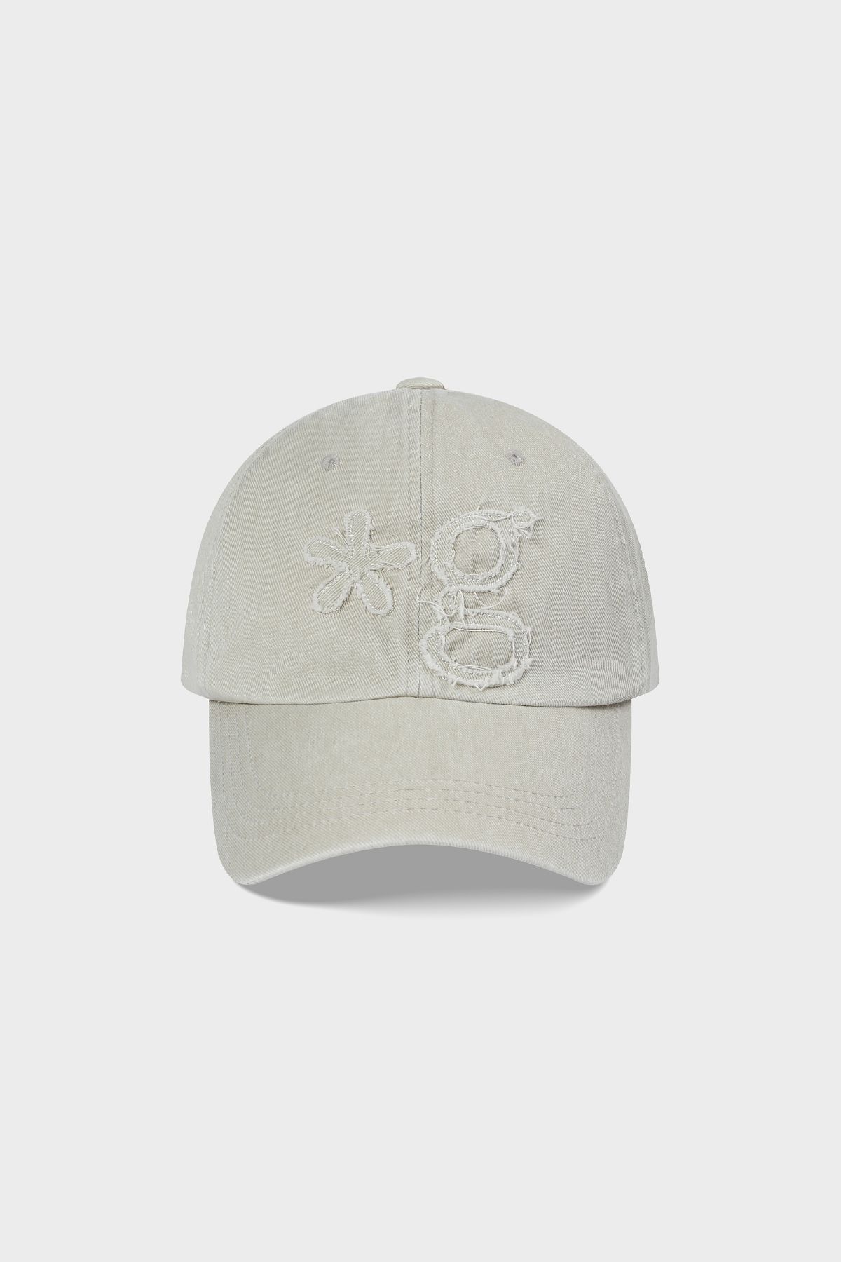 글런든(GRUNDEN) VTG CUTTED LOGO CAP (BEIGE)