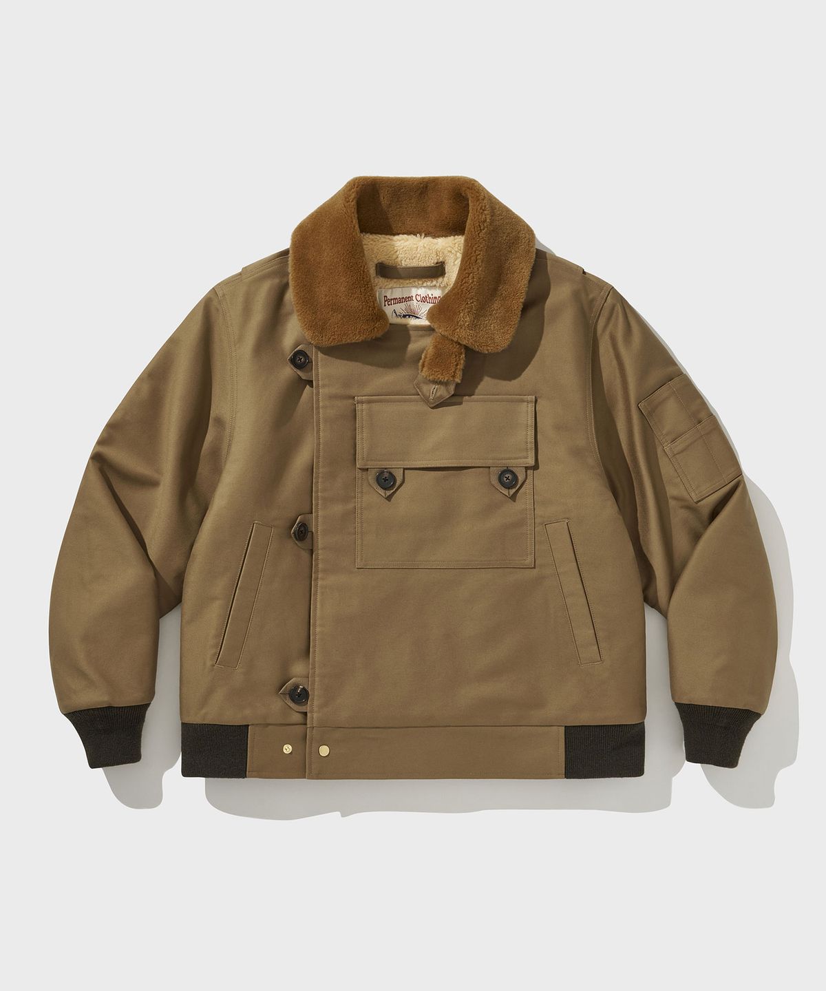 비디알(VDR) HEAVY MOLESKIN MOTORCYCLE FUR JACKET [Sand]
