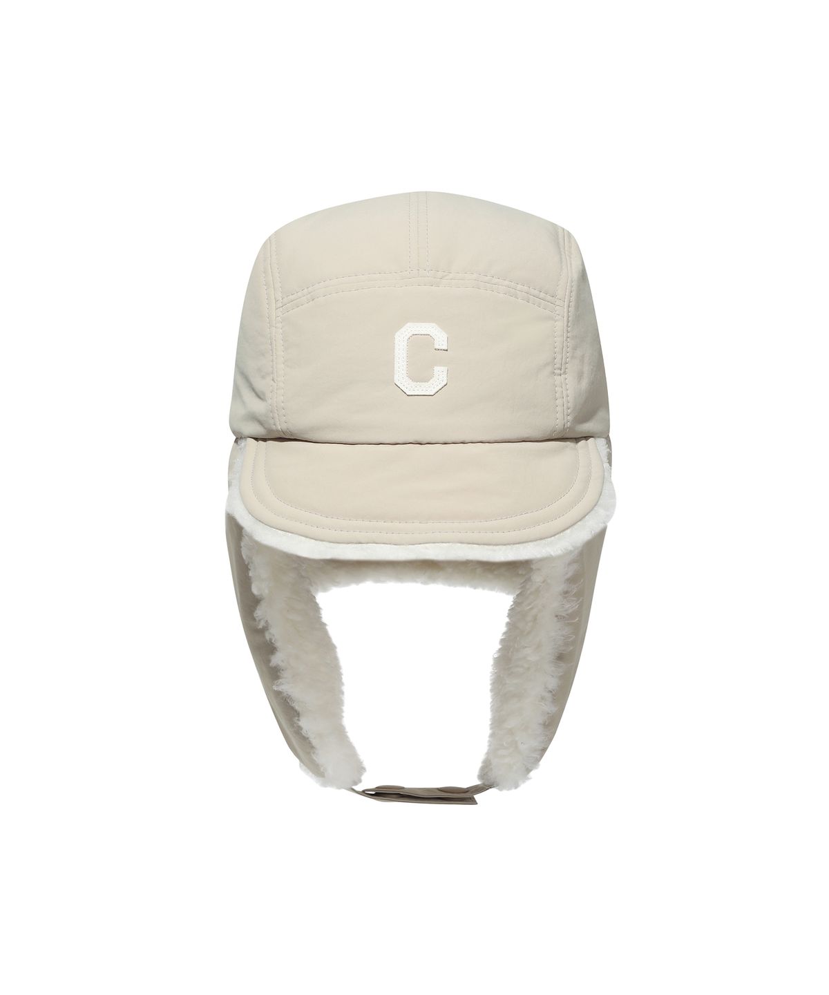 커버낫(COVERNAT) C로고 펠트 아플리케 트루퍼 햇 Beige