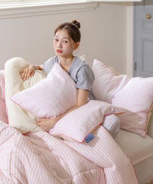 어라운드 스트라이프 순면 시어서커 여름/사계절 이불베개세트 SS/Q 6컬러