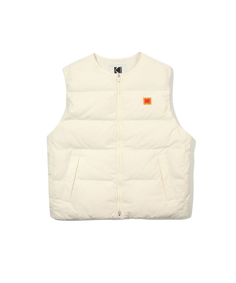 레스트 경량 다운 베스트 IVORY