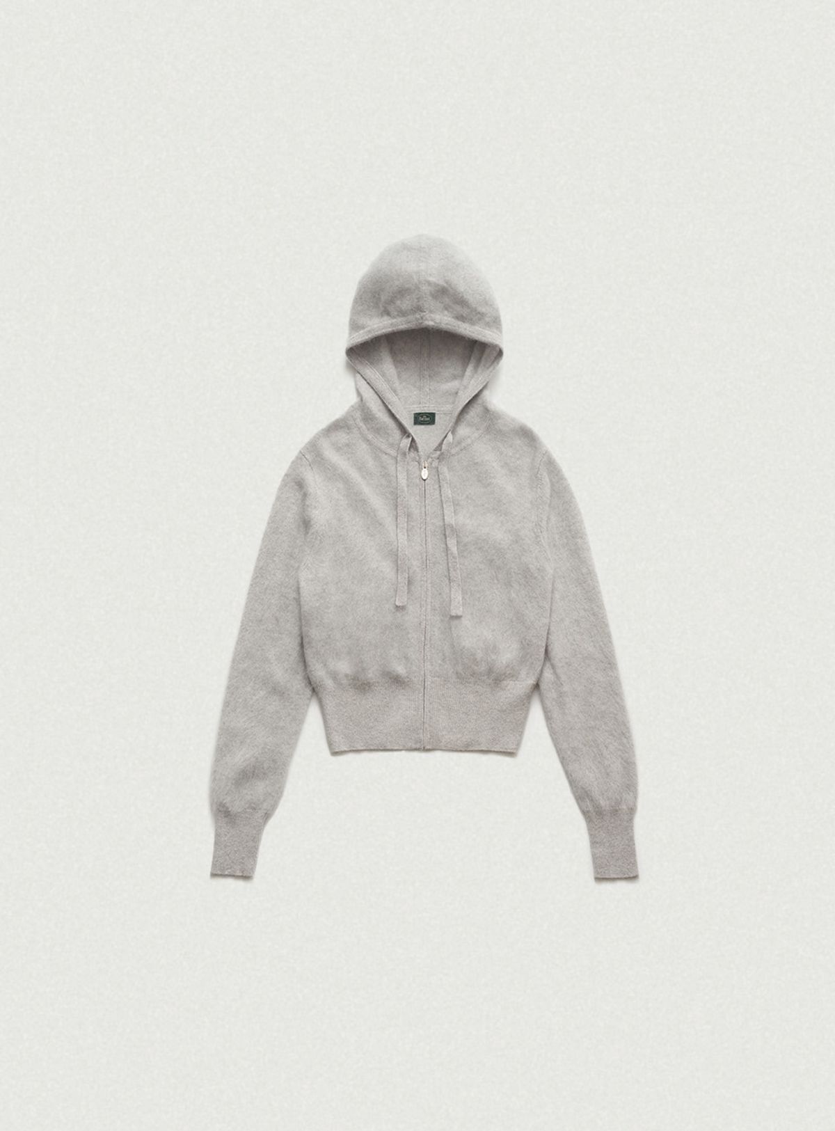 더바넷(THEBARNNET) Fuzzy Hoodie Knit Zip-Up_Grey