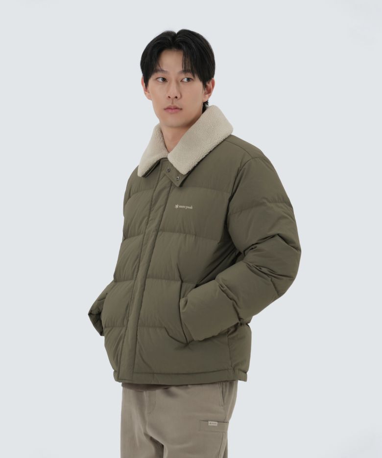 카라 부클넥 헤비 다운 자켓 (S25WMGDJ56) Khaki