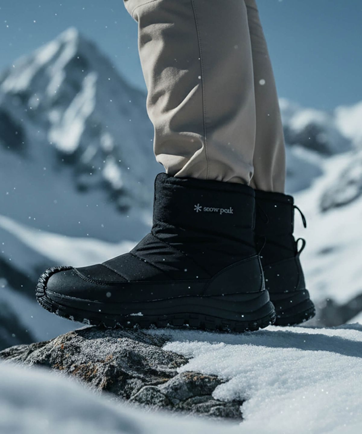 스노우피크 어패럴(SNOWPEAK APPAREL) 랜더 패딩 부츠 V3 (S25WUFBS70) Black