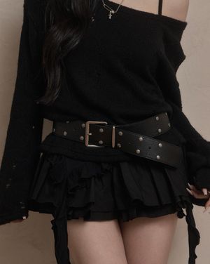 Double Stud Belt (black)