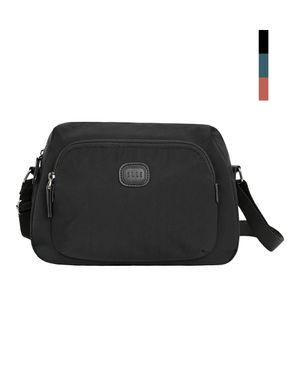 엘르 여성 나일론 미니 사각 크로스백 카라