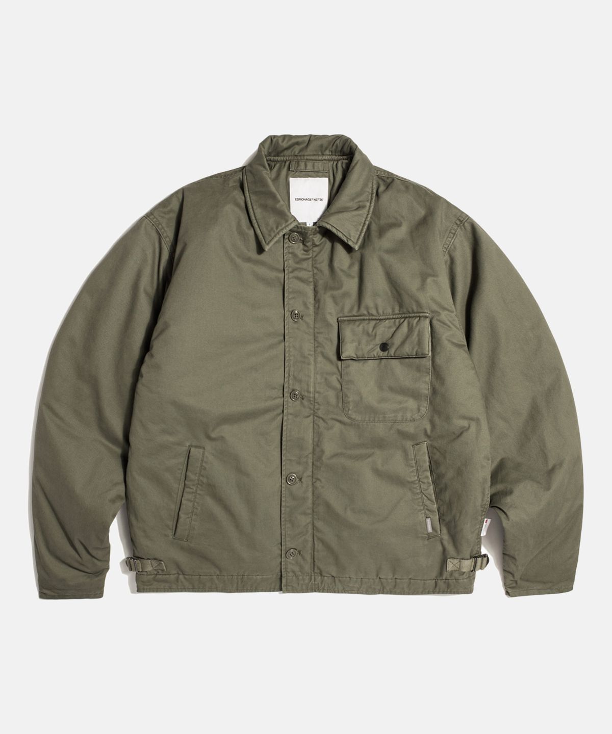 에스피오나지(ESPIONAGE) Insulated A-2 Deck Jacket Olive