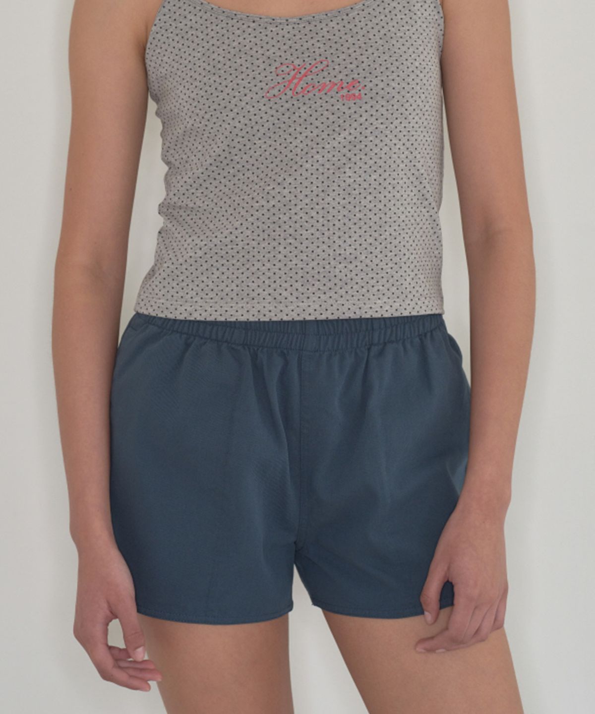 홈바디띵즈(HOMEBODY THINGS) Comfy Cotton Shorts (NAVY)