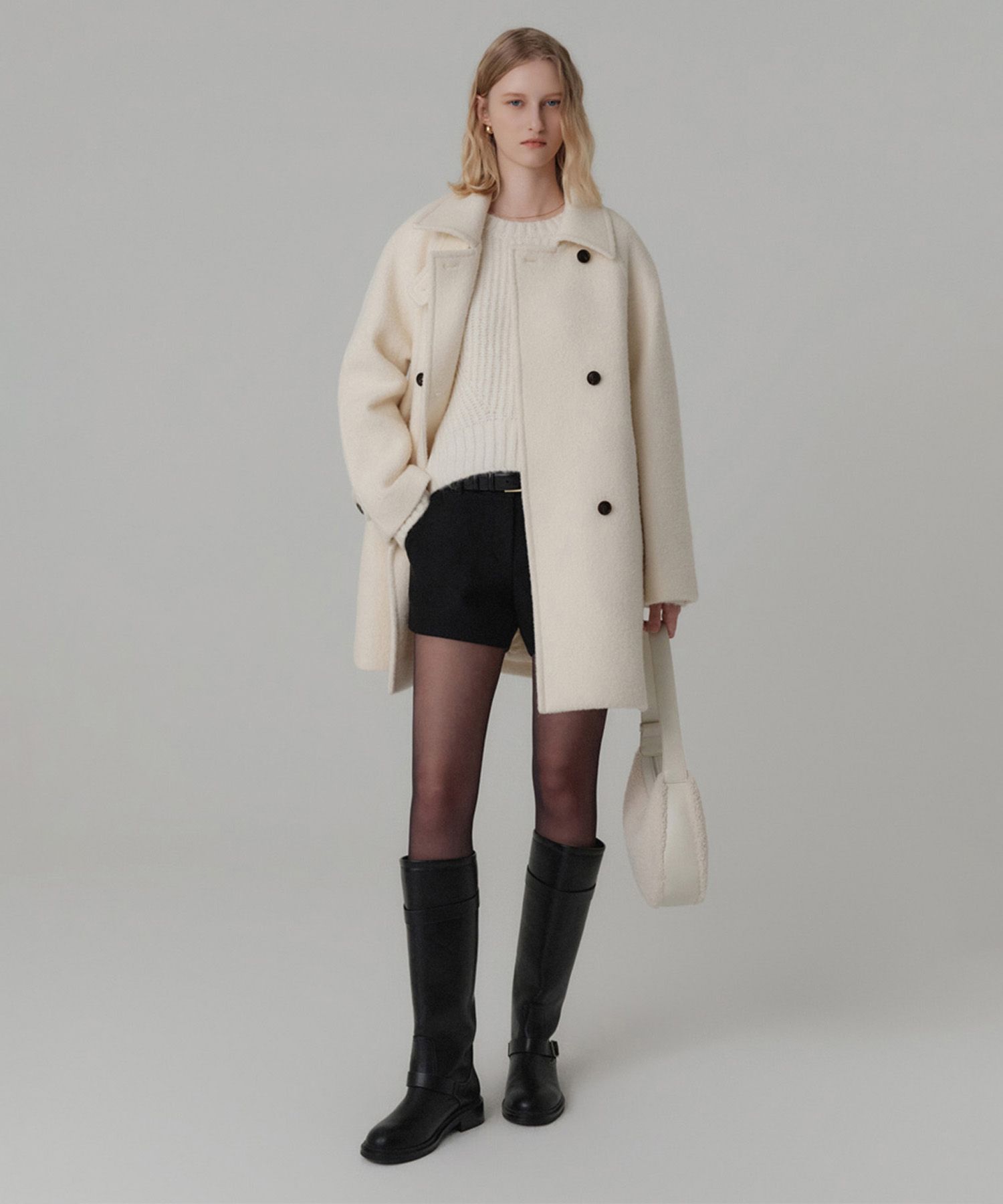 MUSINSA公式 | LOOKAST Terra Wool Half Coat / TERRA WOOL HALF