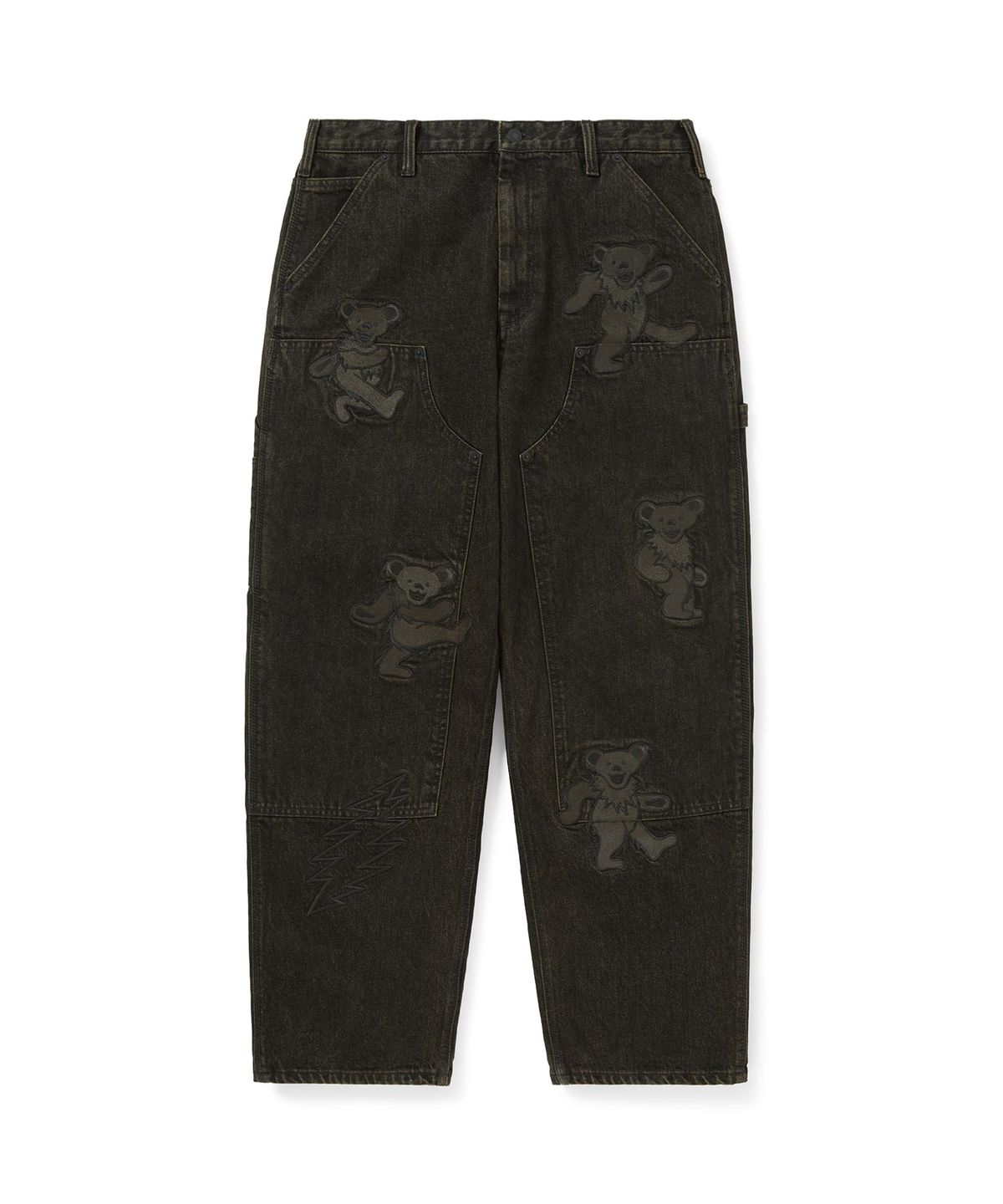 디스이즈네버댓(THISISNEVERTHAT) GD Lightning Double Knee Pant Off Black