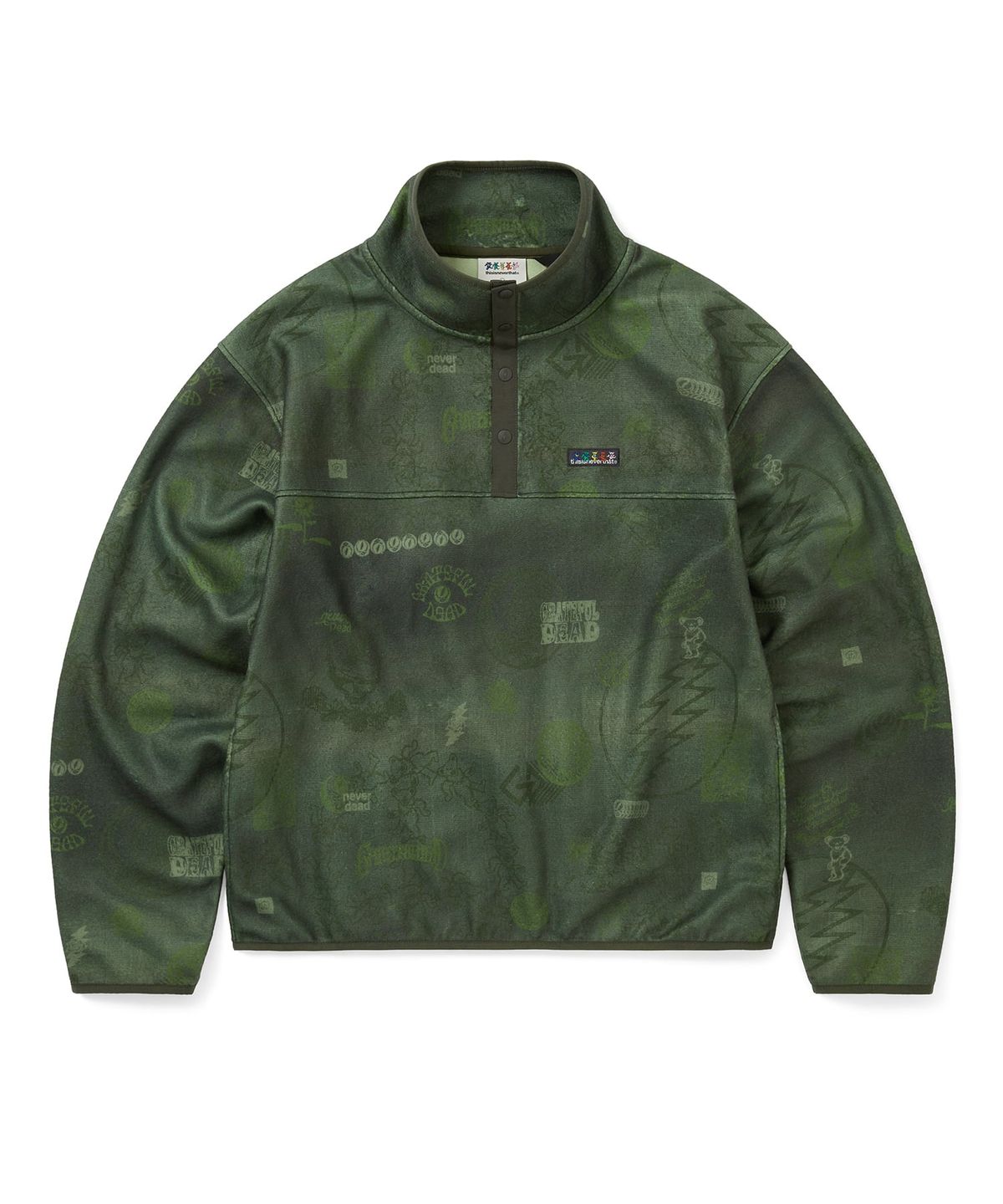 디스이즈네버댓(THISISNEVERTHAT) GD Fleece Pullover Iconography