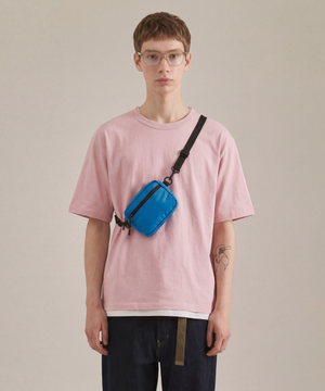 UNI 면16수 릴렉스핏 반팔티셔츠 핑크 LATS0109