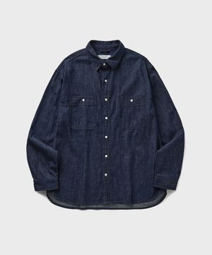 DENIM WORK SHIRT [BLUE]