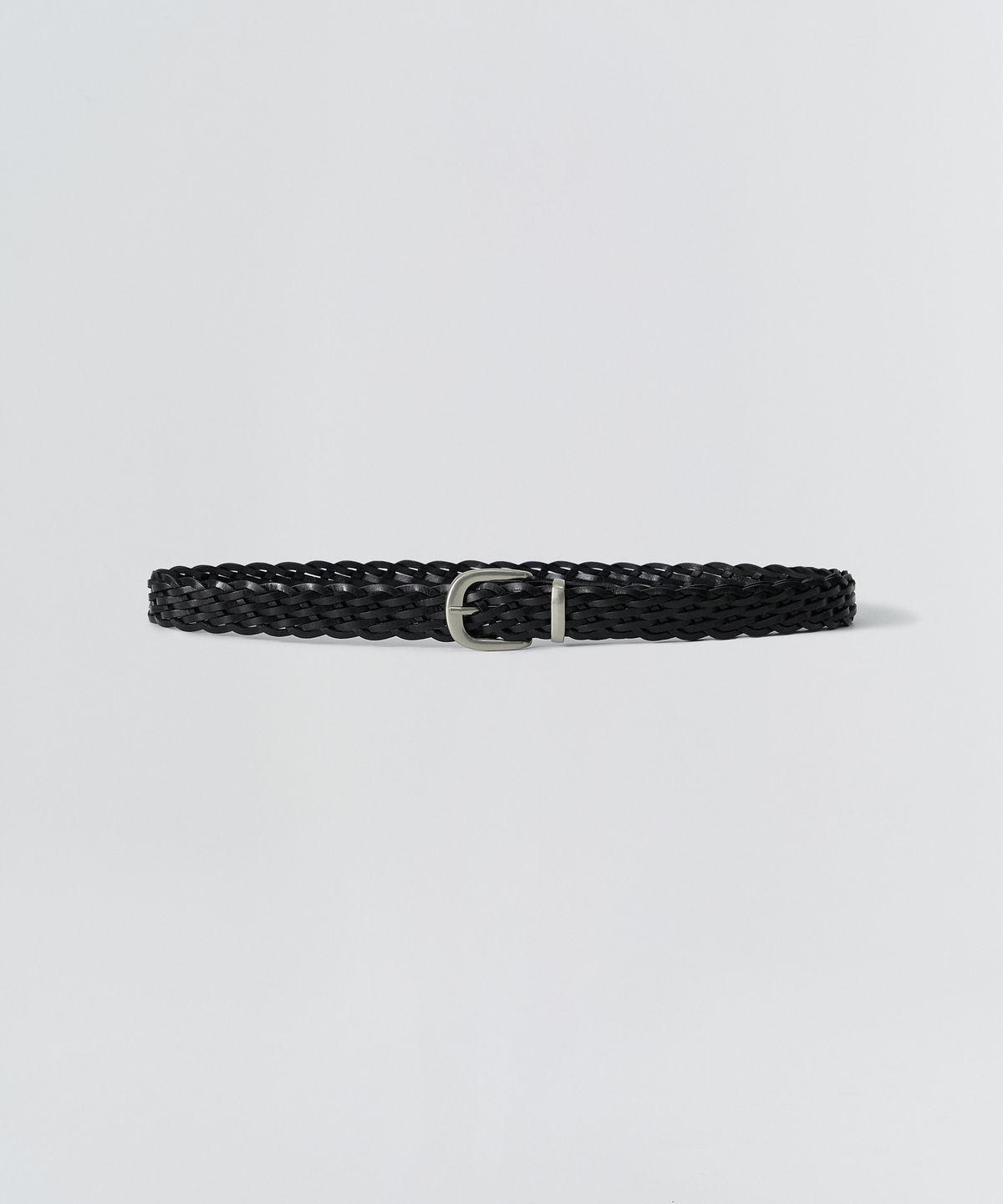이지오(EZIO) Long Braid Weaving Belt_Black