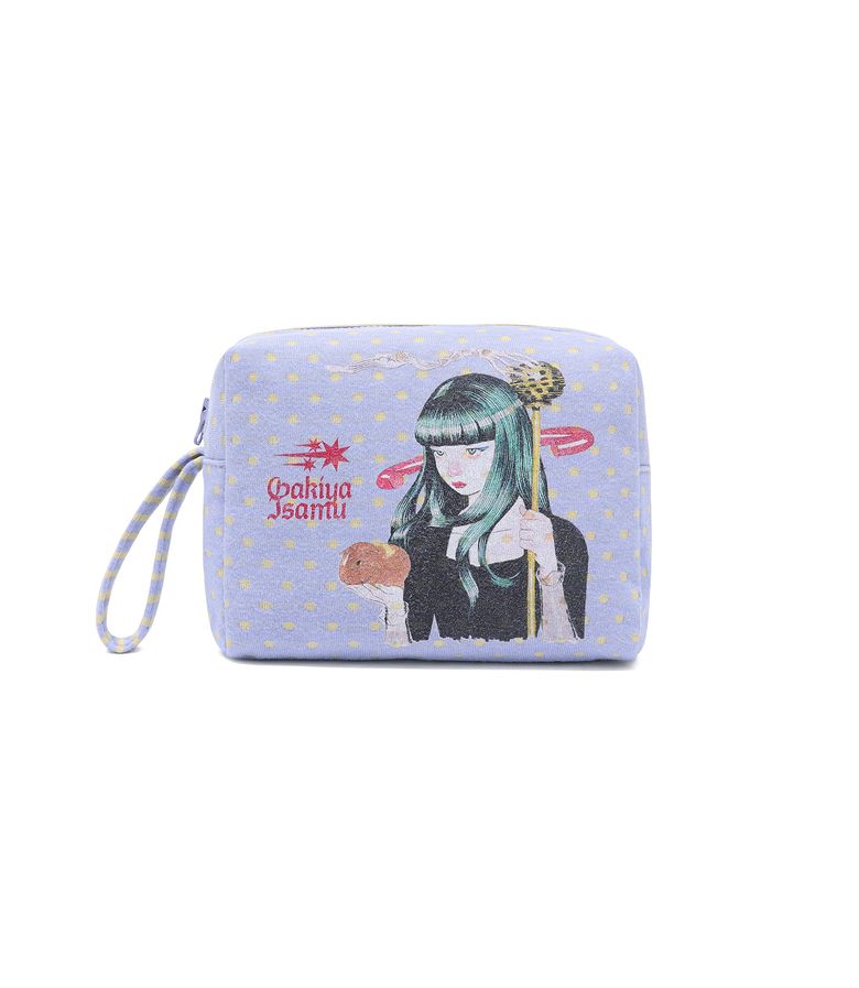 GAKIYA ISAMU FABRIC POUCH_PURPLE(NG2FFUAB64C)