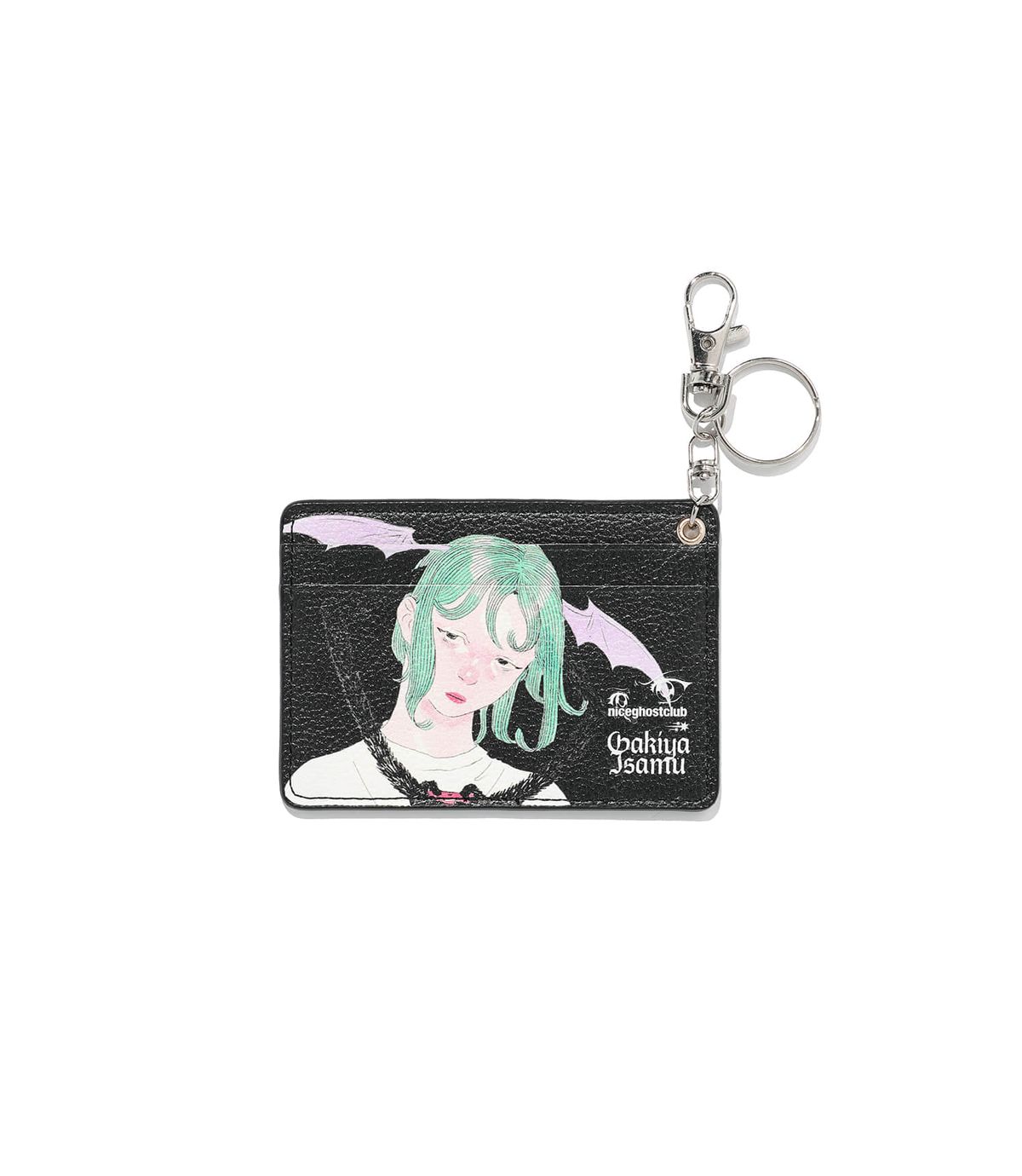 나이스고스트클럽(NICEGHOSTCLUB) GAKIYA ISAMU CARD WALLET_BLACK(NG2FFUAB60C)