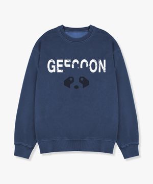 피그먼트 다잉 다크네스 심볼 스웨트셔츠 GEE257-107 블루