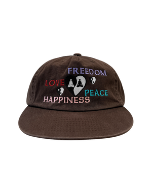LOVE FREEDOM PEACE HAPPINESS 캡 (2컬러)