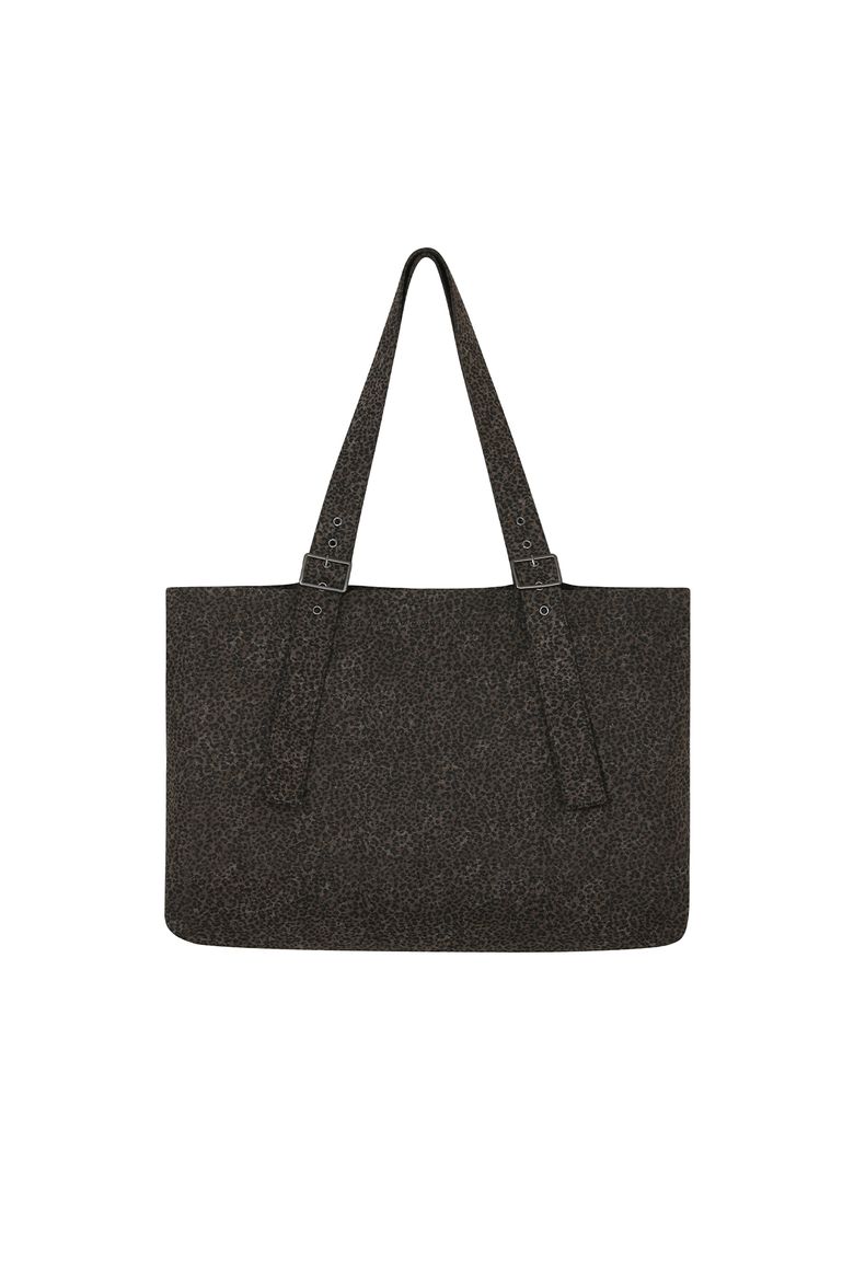 BELTED SHOULDER BAG leopard