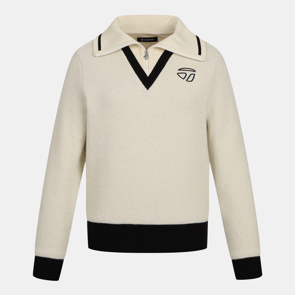 테일러메이드 어패럴(TAYLORMADE APPAREL) 여성 방풍 안감 카라 울 티셔츠 TTO-81HG42-102