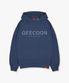 피그먼트 다잉 시그니처 로고 후드 스웨트셔츠 GEE257-102 블루