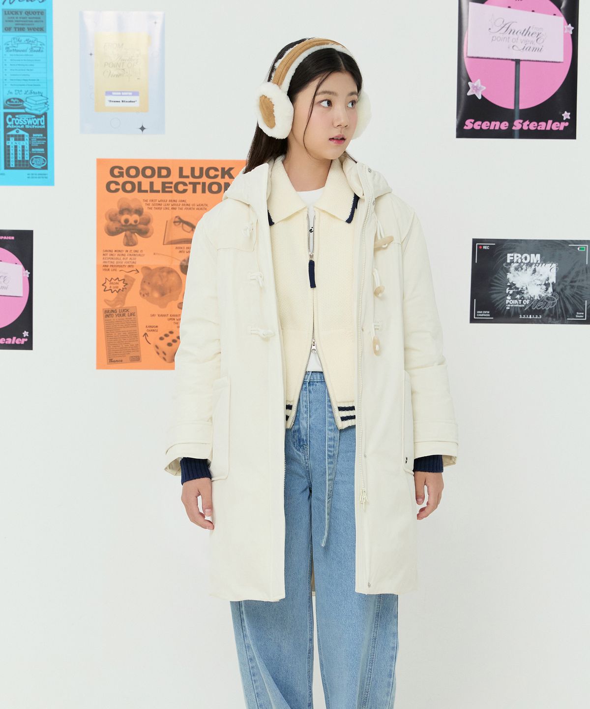 아이엠아이(IAMI) KL82076 주니어 토글 후드 덕다운 자켓