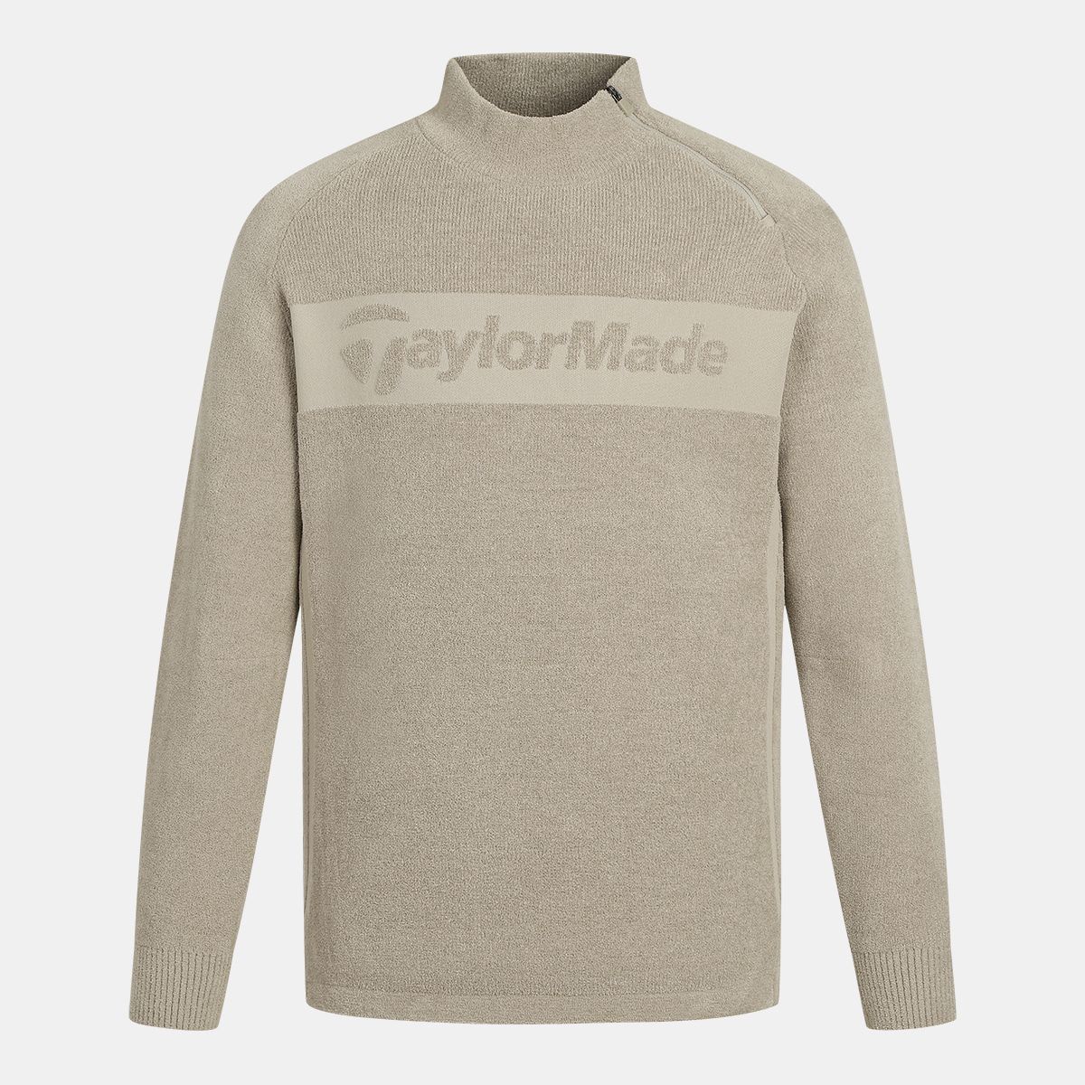 테일러메이드 어패럴(TAYLORMADE APPAREL) 남성 비대칭 지퍼 하이넥 니트 TSO-41HG22-509