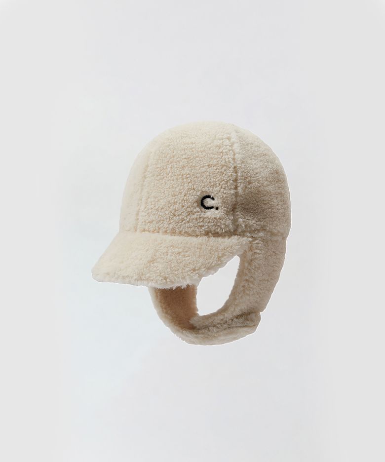 [25FW clove] Teddy Hat_Women (Beige)