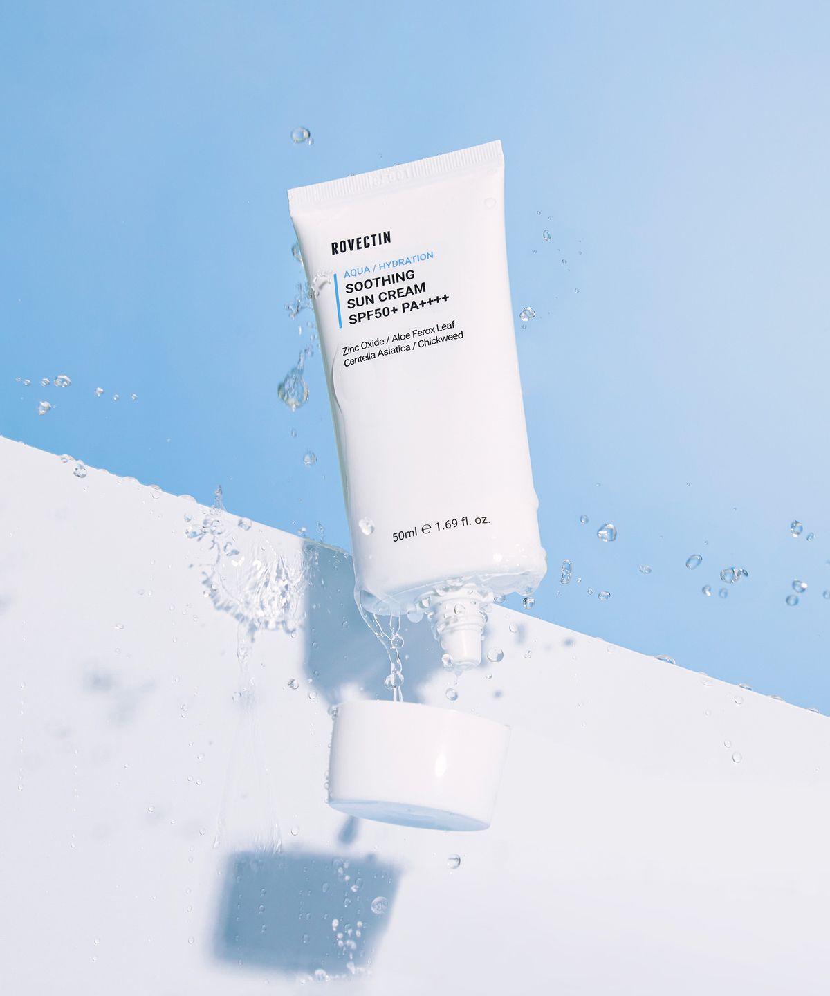 로벡틴(ROVECTIN) 아쿠아 수딩 선크림 SPF50+/PA++++ 50ml