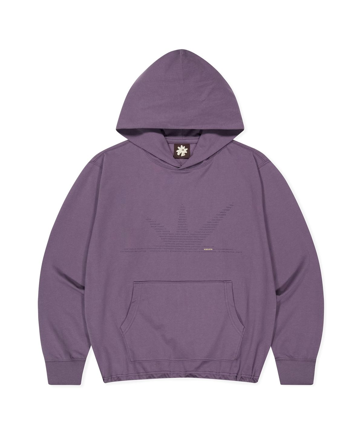 썬러브투어(SUNLOVETOUR) ASCII Daybreak LS Hooded Tee Purple